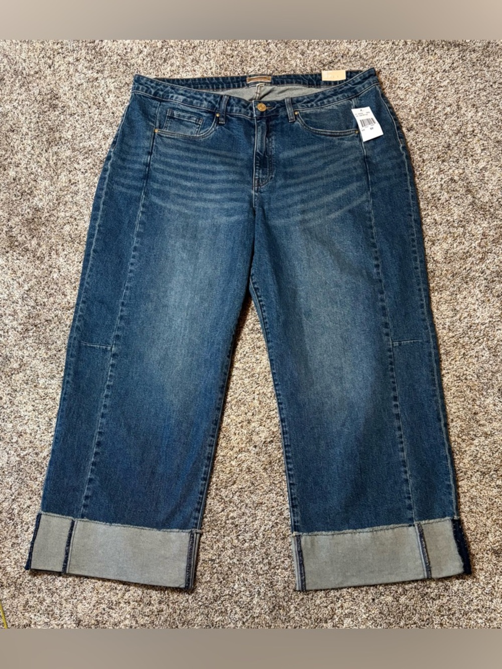 206 Kut From The Kloth High Rise Meg Fab Ab Wide Leg Jeans, NWT Size 18W - Picture 8 of 8